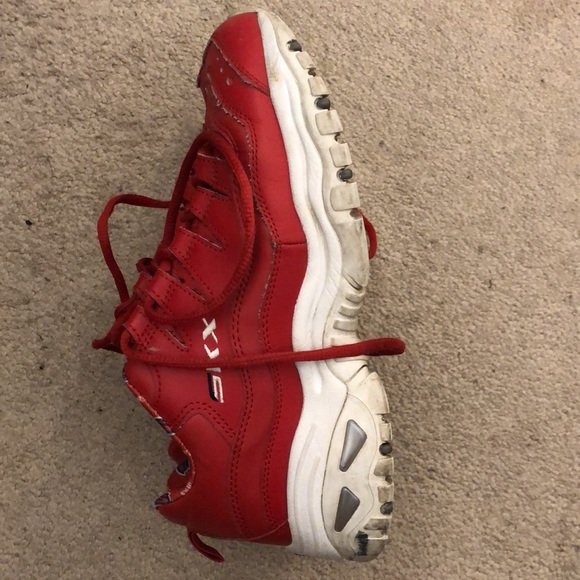 Rarely Used Red Skechers shoe for sale. Good condition. - Picture 2 of 3